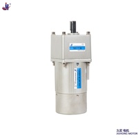Moteur à engrenages cycloïdaux monophasé triphasé personnalisé 200W 220V AC avec contrôleur de vitesse 100 tr/min, moteurs à engrenages compacts