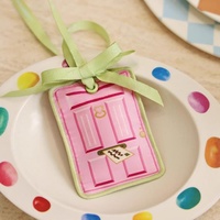 Charmes parfumés en tissu sur le thème de la porte de la maison avec un adorable teckel pour la décoration de la maison, sachets parfumés