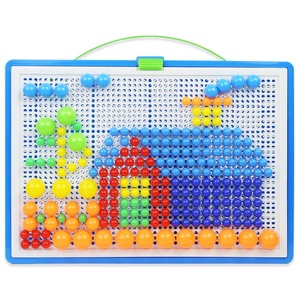 Rompecabezas de 296 Piezas con Forma de Hongo para Niños, <span class=keywords><strong>Juegos</strong></span> Didácticos Inteligentes, Manualidades, Plástico, Tablero de Actividades, Juguete Educativo para Niños - Product Image 5