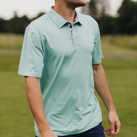Nouveau Polo de Golf pour Homme en Maille Respirante et Anti-UV SPF50, Grande Taille, Fonctionnel, Brodé, Nouveauté Originale