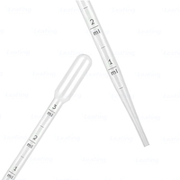 Micropipette de laboratoire, pipette Pasteur, micropipette de précision, fournitures de laboratoire, pipette en plastique, pipette à pompe