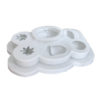 Moule en silicone DIY classique et populaire pour gâteaux, fondants et biscuits, motifs 3D noyaux de pêche, noisettes, mûres, noix - Prix usine