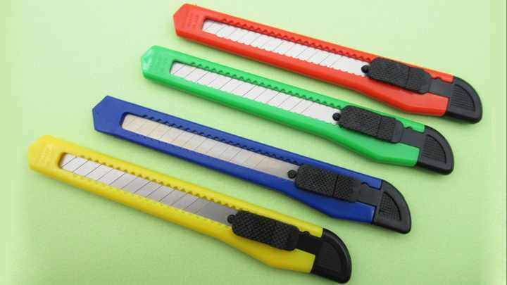 Mini Hand Cutter Cheap Factory Price Hand Tools Safety Retracting Mini Office Paper ...