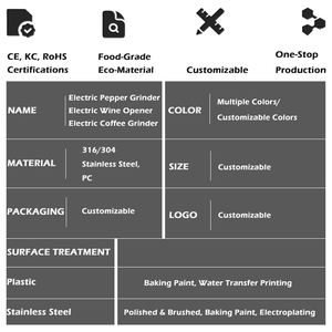 휴대용 상업용 자동 다기능 USB 충전식 전동 와인 오프너 자동 와인 병따개 코르크스크류 - Product Image 5