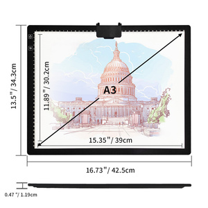 Tablette lumineuse LED portable USB OEM/ODM <span class=keywords><strong>pour</strong></span> le dessin, boîte à lumière en plastique unisexe <span class=keywords><strong>pour</strong></span> enfants - Product Image 2