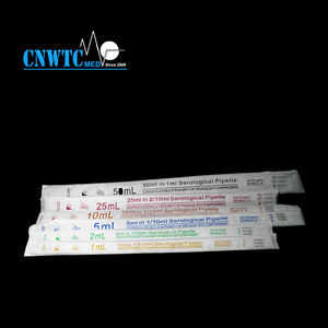 Pipette sérologique en plastique stérile de laboratoire, emballée individuellement, 5 ml, 10 ml, 25 ml, 50 ml - Product Image 2