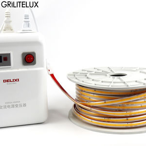 ไฟ LED แบบ COB AC110V/220V  พร้อมตัวเรือนกันน้ำ IP65  296 LEDs/เมตร ให้แสงนุ่มนวลสม่ำเสมอ สำหรับใช้ภายใน/ภายนอกอาคาร  แบบไม่ใช้ไดรเวอร์ - Product Image 1