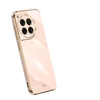 Coque de téléphone galvanisée chromée 6D Housse de protection d'objectif en TPU souple pour OnePlus Ace 5 Ultra Ace 5 Racing Ace 5 Pro