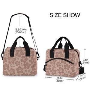 Hawaiian Hau <b>Flower</b> 25L Insulated Lunch <b>Box</b> for Men Women Expandable Lunch Cooler Bag Lightweight Leakproof Lunch Tote Bag - Product Image 3