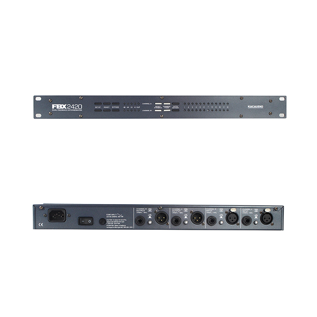 Dual 2 Channel 12-segment Filtering  Professional Digital Audio Sound Suppressor