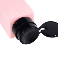 220ml bouteille d'ongle vide presse pompe distributeur plastique Portable liquide dissolvant nettoyant acétone bouteille maquillage manucure outils