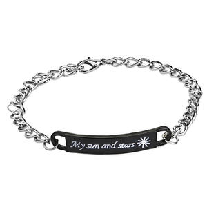 Bracciale coppia "Moon of My Life, My Sun and Stars" Sun and Moon paio braccialetti di moda bracciale & braccialetto per gli amanti - Product Image 2