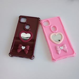 Nouvelle conception 2026 – <span class=keywords><strong>Coque</strong></span> de téléphone miroir en forme de cœur anti-chute à quatre coins, compatible avec Google <span class=keywords><strong>PIXEL</strong></span> <span class=keywords><strong>3A</strong></span> 4A 5A 6A INF HOT 60 SMART 10 - Product Image 4