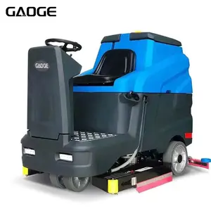 Gaoge ücretsiz OEM A110 endüstriyel temizlik ekipmanları çift motorlu epoksi zemin temizleme makinesi için alışveriş merkezi, depo, atölye