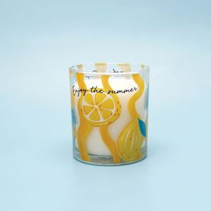 Vela Aromática con Aroma a Frutas en Frasco de Vidrio, Vela Artística de Cera de Parafina con Diseño de Frutas, Duración de 20-40 Horas - Product Image 6
