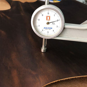 Colore logo in pelle 100% pelle pura vera pelle tappezzeria in microfibra pelle pazzo cavallo - Product Image 4