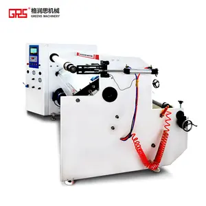 Máquina rebobinadora de cinta adhesiva/máquina rebobinadora de corte longitudinal de cinta BOPP