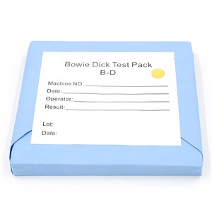 ชุดทดสอบความดันสุญญากาศแบบใช้แล้วทิ้ง Bowie Dick Test Pack B-D  พร้อมซองฆ่าเชื้อสีน้ำเงิน - Product Image 1