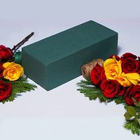 Bloque de espuma floral personalizado, plástico sellado, ladrillo de espuma para flores frescas de rápida absorción, para arreglos florales en bodas y festivales de primavera.