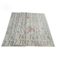 Pièces et accessoires de conteneur d'expédition 3M Kiss-Cut Sticker Number Letter Shipping Container Decal
