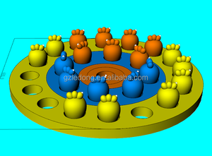 Nuovo Design giochi divertenti tirando il ravanello gonfiabile colonna luminosa gonfiabile scala gioco per Team Building - Product Image 6