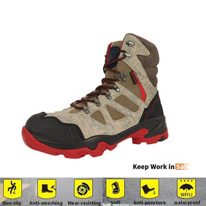 Bottes de combat de randonnée à la <span class=keywords><strong>cheville</strong></span> antidérapantes pour l'extérieur Chaussures de sécurité pour hommes - Product Image 2