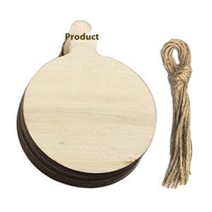 Artisanat créatif en bois pendentif arbre de Noël accessoires de décoration pour la maison usine en gros bois Chandling en stock - Product Image 6