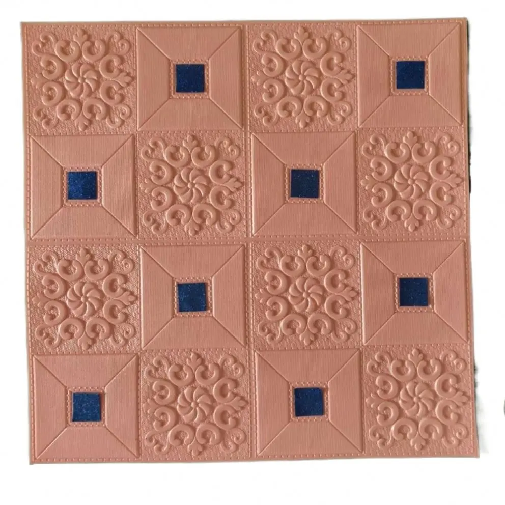 Papel tapiz moderno para techo, mueble de pared de lujo, papel tapiz 3d de espuma