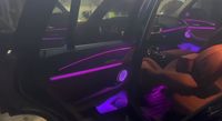 Bande lumineuse ambiante SJC pour BMW 2018-2024 X3/X4 G08 G02, kit LED avec couvercle flottant, accessoires décoratifs dynamiques multicolores