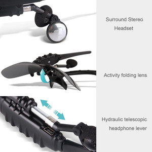 Nouvelles Lunettes Écouteurs F01 2-en-<span class=keywords><strong>1</strong></span> : Écoutez de la Musique avec Haut-Parleur Stéréo, Écouteur à Conduction Osseuse et Réponse d'Appel, Lunettes Intelligentes pour le Sport - Product Image 4