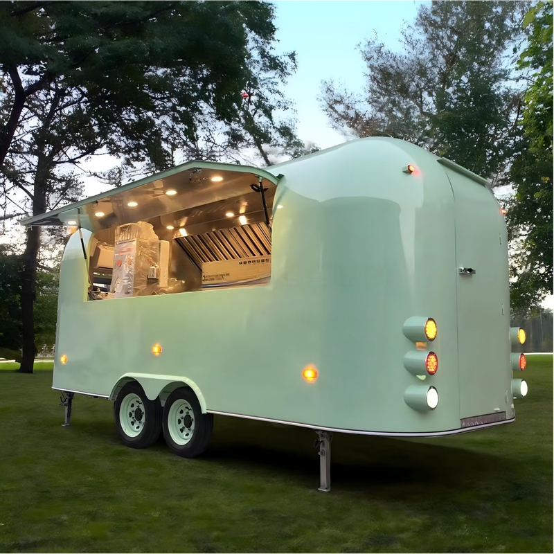 Customized Compact Durable Food Truck Trailer