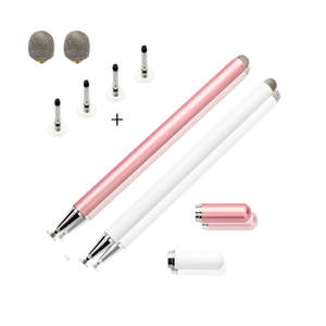 Pena Stylus Logam Presisi Tinggi 2-in-1 Kapasitif untuk Tablet/Laptop dengan Ujung Pena yang Dapat Diganti untuk Menggambar/Menulis dengan Lancar di Rumah/Kantor - Product Image 1