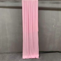 Panneau de fond de scène moderne et coloré en soie de lait extensible, rideaux à armatures pour décoration de mariage, événement, fête, scène - Vente en gros