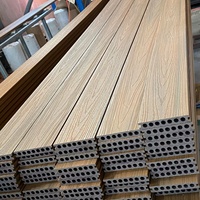 Revêtement de sol en composite bois-plastique OEM, design moderne, joint invisible, pose facile par clic