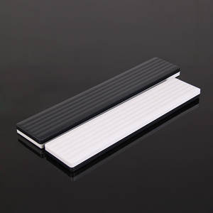 Caja de Almacenamiento Rectangular de ABS con Forro de Felpa, Color Negro y Blanco, para Organizar y Ordenar Objetos - Product Image 5