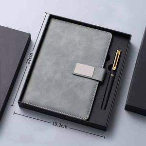 High Quality New Custom Business Office Refillable Stationery Diary Pu Leather Magnetic A5 Journal <b>Notebook</b> <b>Set</b> - Product Image 3