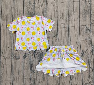 BT1251 Camiseta de Manga Corta para Bebé Niño con Estampado de Bombas Azules, Ropa de Verano - Product Image 4