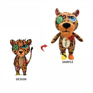 Oso de Peluche Personalizado de Fábrica con Certificación CE y ASTM, Peluche de Pantera, Mascota de Peluche Personalizada, Lindos Juguetes de Animales de Peluche, Regalo para Niños - Product Image 1