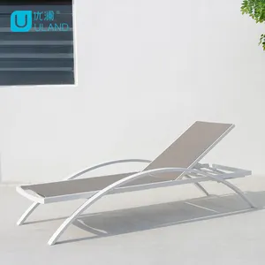 Lounger Chair Uland Outdoor Sun Lounger Patio Pool Chair Aluminum Material Pool Furniture Beach Lounger