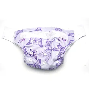 New Trend Waterproof Cloth Diaper Nappy Button Adjustment Waterproof Cloth Nappy Diaper