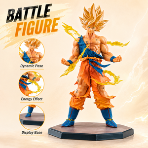 Vendita all'Ingrosso e Dropshipping di Action Figure in PVC di <span class=keywords><strong>Goku</strong></span> Super Saiyan con Custodia per Auto e Decorazione da Scrivania - Product Image 2