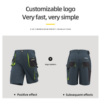 Nouveau Pantalon de Travail d'Été Court Multi-Poches Résistant à l'Usure pour Hommes