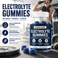 Gummies Électrolytes et Créatine : Hydratation, Nutrition Pré-entraînement, Favorise la Croissance Musculaire, Énergie, Soutien Squelettique et Articulaire, Végétalien, Adulte