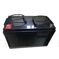Baterai Lithium Ion energi penyimpanan tenaga surya 12.8V 200Ah kinerja tinggi LiFePO4 pengganti asam timbal