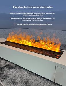 70 <span class=keywords><strong>80</strong></span> 100 120 150 <span class=keywords><strong>cm</strong></span> <span class=keywords><strong>Chimenea</strong></span> eléctrica inteligente con WiFi Control LED Llama Auto Vapor de agua y Vapor Enchufe de EE. UU. - Product Image 2