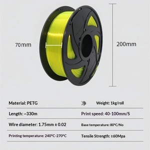Filamento PLA PRO de Alta Calidad para Impresora 3D, Modelo PETG003, Impresión Estable, Excelente Detalle del Modelo, 1.75mm de Diámetro, 330m de Longitud - Product Image 3