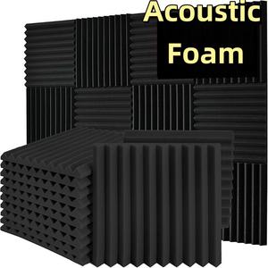 Panneau de mousse acoustique Carreaux muraux insonorisants Traitement de studio <span class=keywords><strong>Home</strong></span> <span class=keywords><strong>Cinema</strong></span> Décoration Réduction du bruit Piège à basse Classe ignifuge - Product Image 2