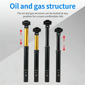 <span class=keywords><strong>Tija</strong></span> de sillín telescópica para bicicleta de montaña, de aleación de aluminio, hidráulica, neumática, con control remoto, altura ajustable. - Product Image 2