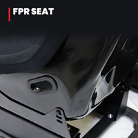 JBR1012H Cockpit de Jeu Noir pour PS4 PS5 PC Simulateur de Course Support Volant Siège Baquet Simulateur de Conduite Automobile