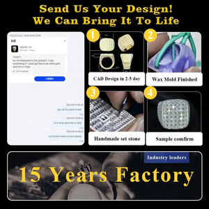 Collar <span class=keywords><strong>de</strong></span> Hip Hop chapado en oro y plata 925, 6,8 MM <span class=keywords><strong>de</strong></span> ancho, <span class=keywords><strong>tejido</strong></span> artesanal, moissanita, <span class=keywords><strong>cadena</strong></span> <span class=keywords><strong>de</strong></span> eslabones cubanos, probador <span class=keywords><strong>de</strong></span> diamantes - Product Image 6